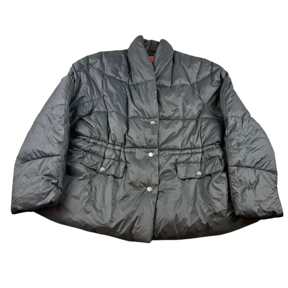 J.Crew Signature Women's Large Black‎ Puffer  Jacket Water repellent Primaloft